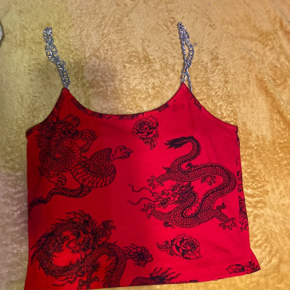 faded rose crop top